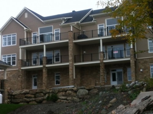 Fentre Guillotine avec carrelage