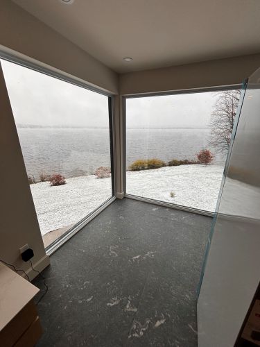 Fentre cap en gypse au lieu de soufflage