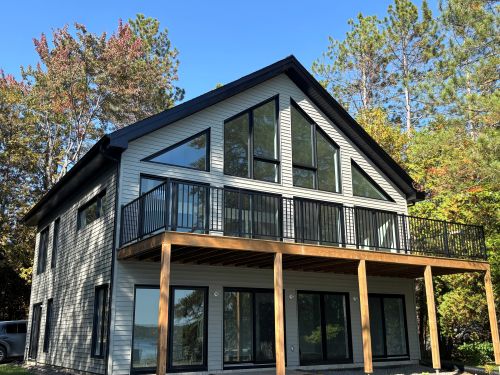 faade vitre (Lac Brompton)