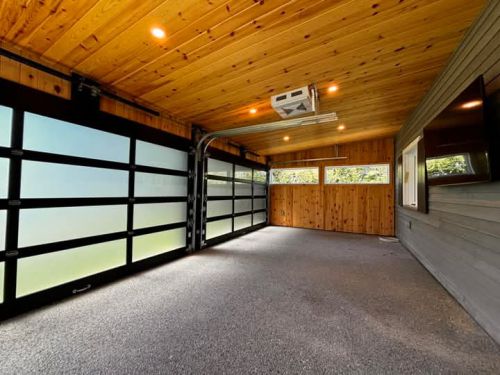 Abris Extrieur avec plafond en plan en pin