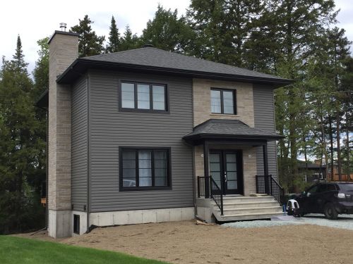 Porte noire modle Pure