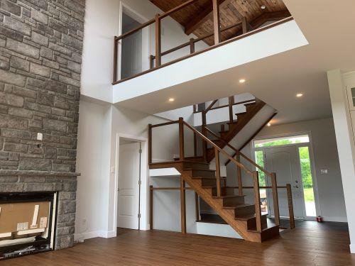 escalier + passerelle