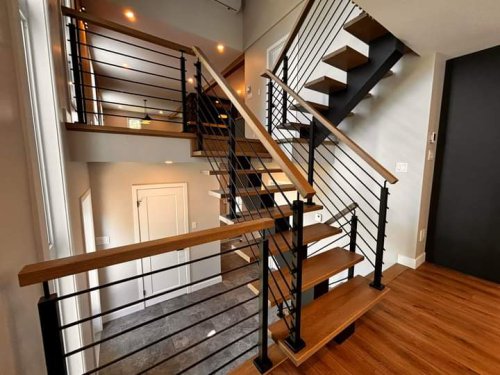 escalier  palier multiple