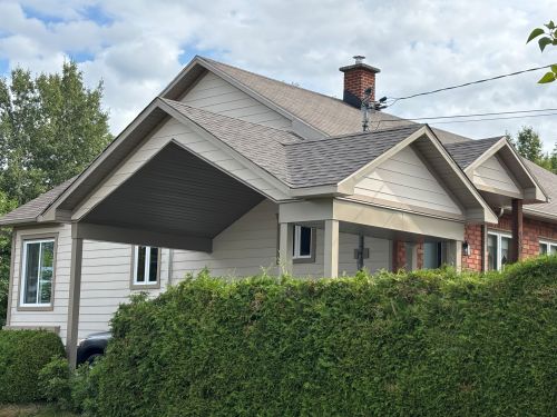 Abri auto permanent Magog