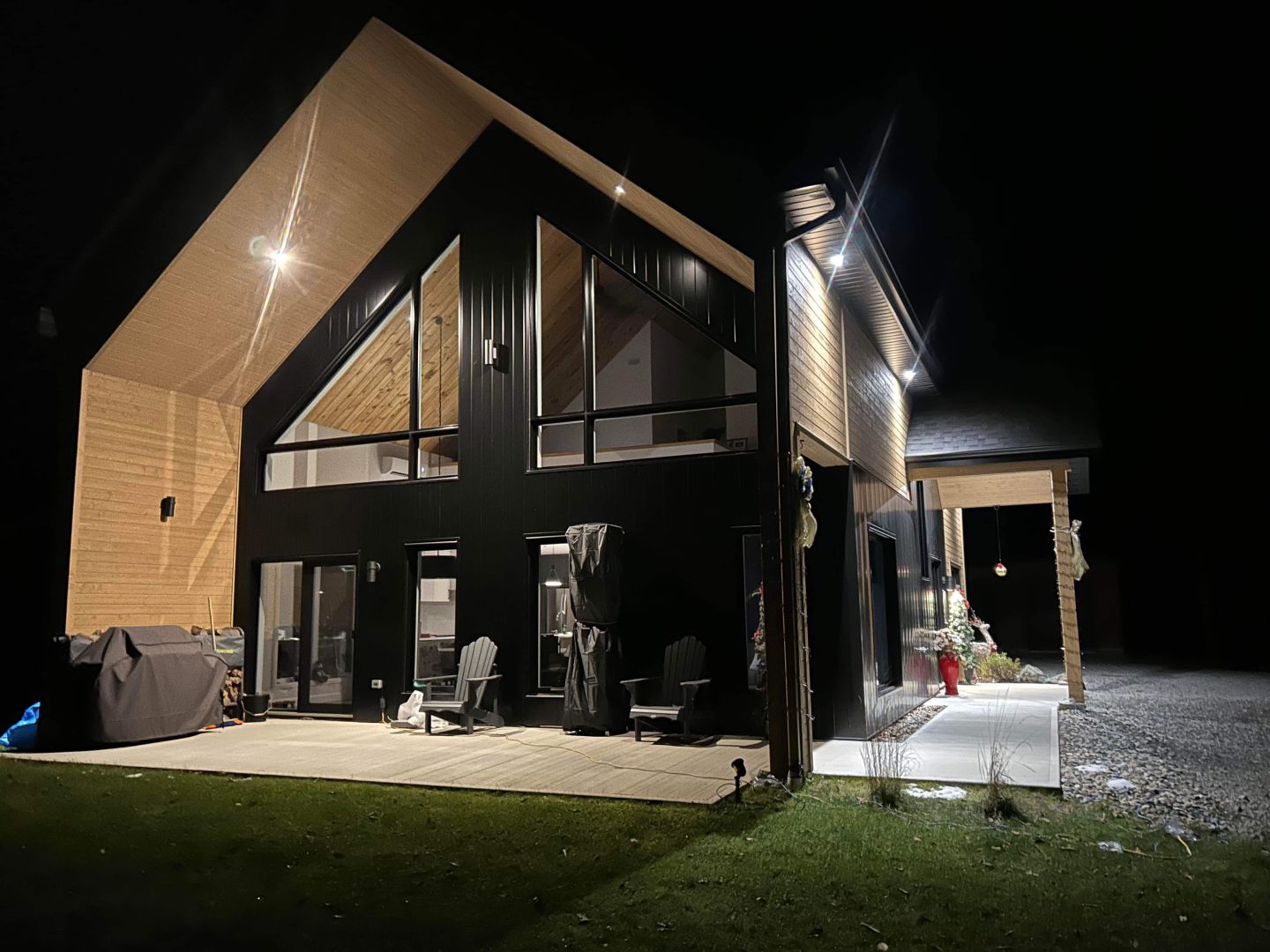 Assemblage (4 mx) triangle, trapze, rectangle (Hybride noir)