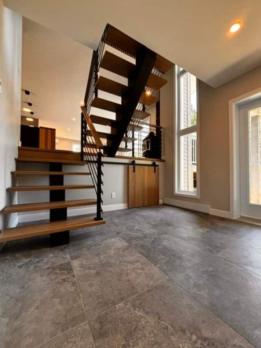 escalier avec rangement